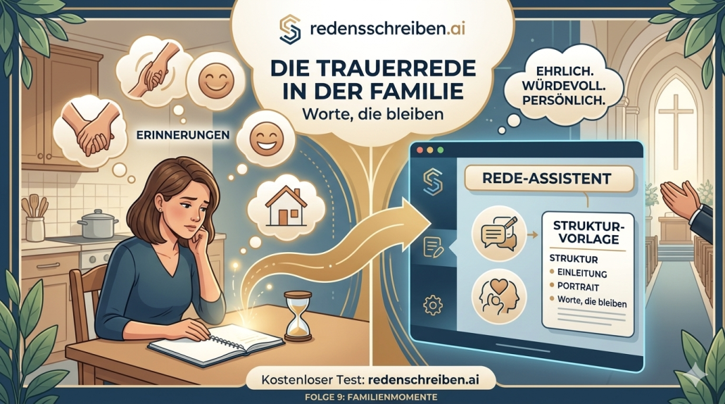 Trauerrede schreiben für die eigene Familie