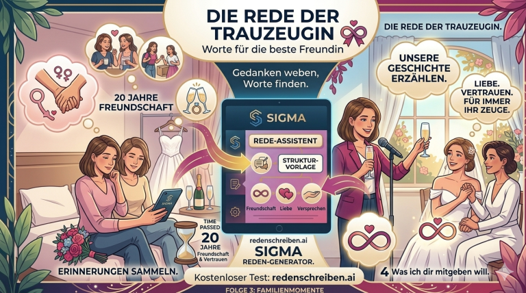 Trauzeugenrede schreiben: persönlich und bewegend