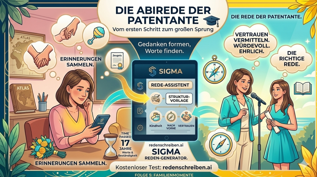 Rede zum Abitur schreiben als Patentante